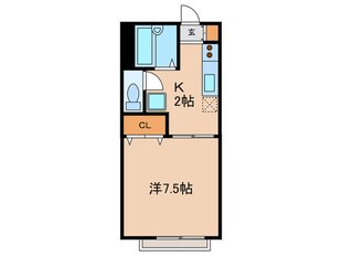 デュエットＢ棟の物件間取画像